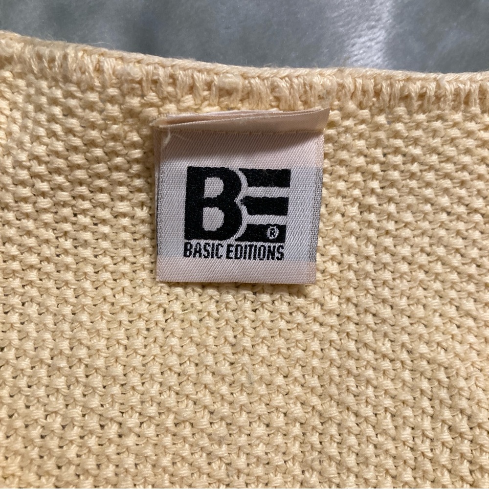 EUC Vintage Basic Editions Heavyweight Sweater Si… - image 10